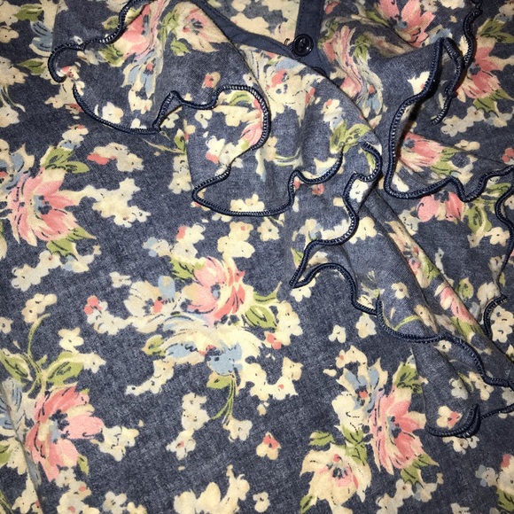 Ralph Lauren floral ruffle top - Picture 4 of 5